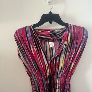Colorful Striped Women's Blouse